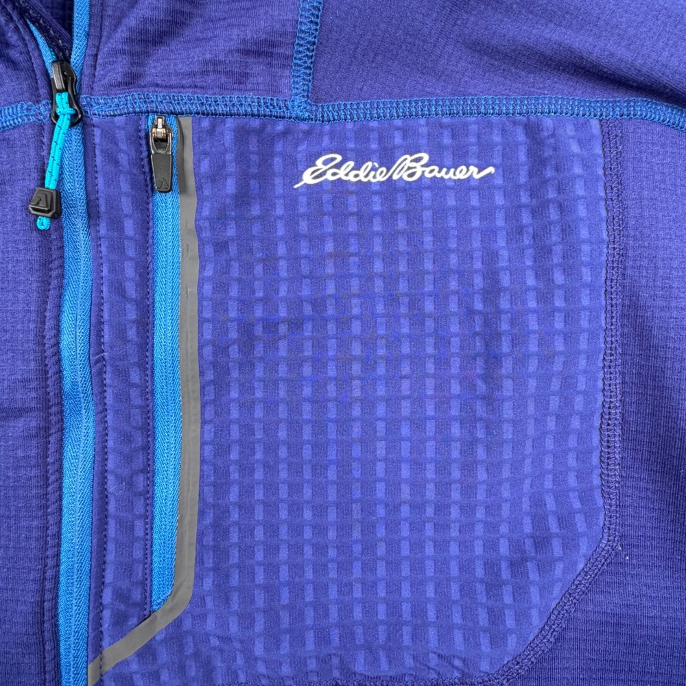 Eddie Bauer First Ascent Pullover Mens XXL Purple FreeHeat 1/4 Zip 13050548 - Picture 7 of 11